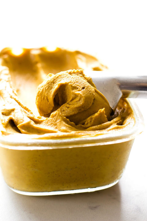 Vegan Pumpkin Spice Ice Cream