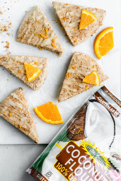 Vegan GF Orange Zest Scones