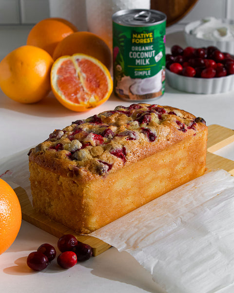 Dairy-Free Cranberry Orange Loaf