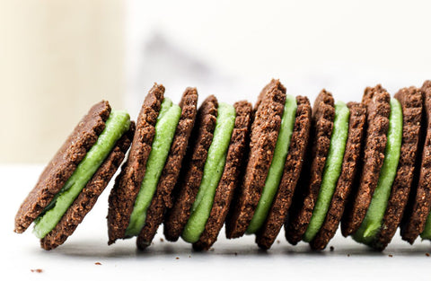 Homemade Vegan Mint Oreos