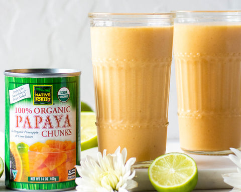 4 Ingredient Papaya Smoothie