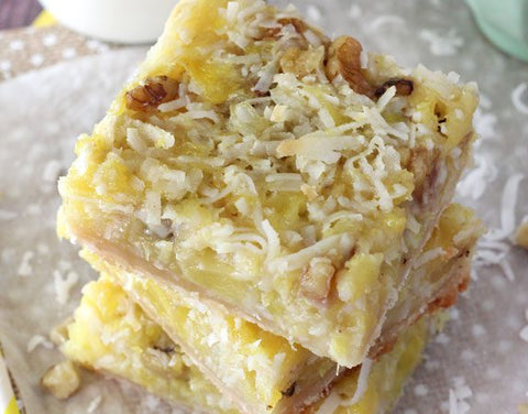 Pineapple Oat-Date Bars