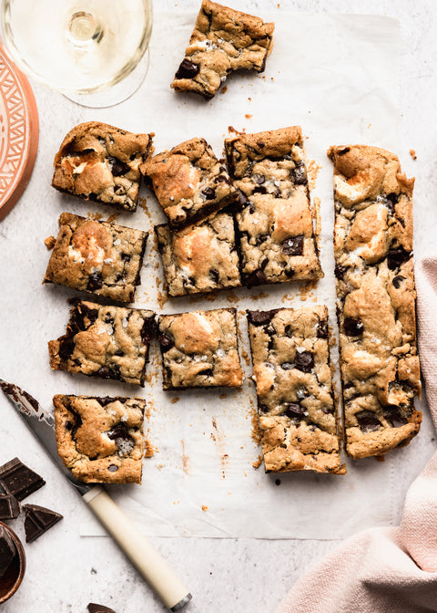 Vegan S'mores Cookie Bars