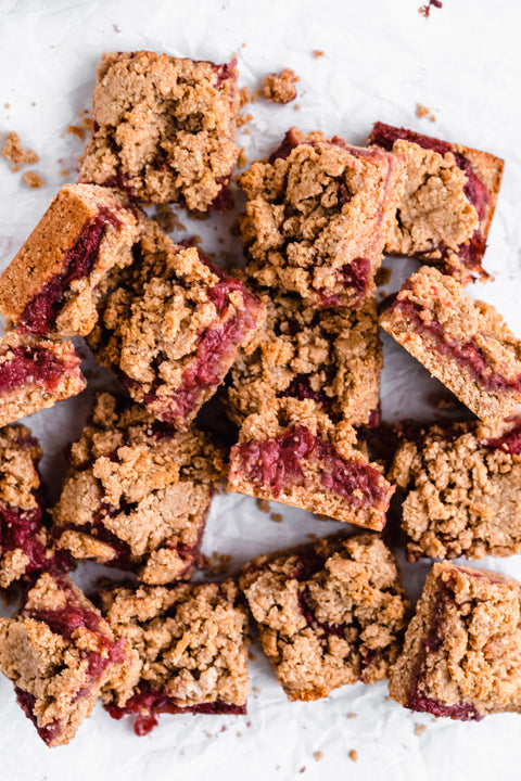 Strawberry Cassava Oat Bars