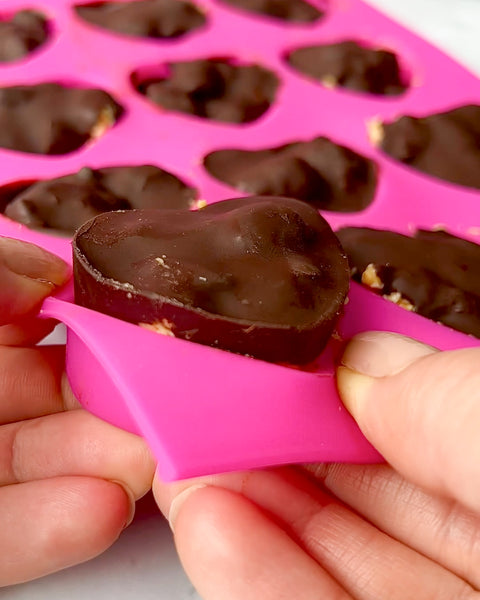 Healthy Chocolate Rice Cereal  Hearts