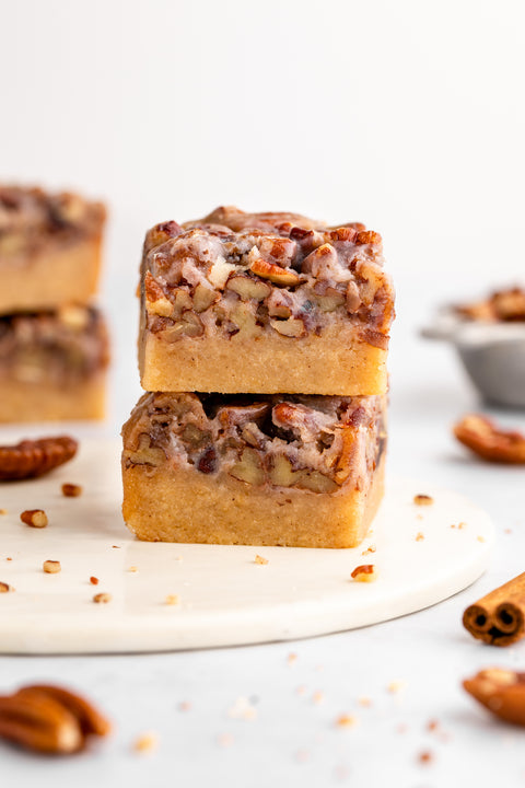 Vegan Pecan Pie Bars