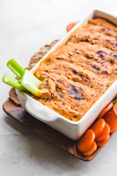 Vegan Buffalo "Chicken" Dip