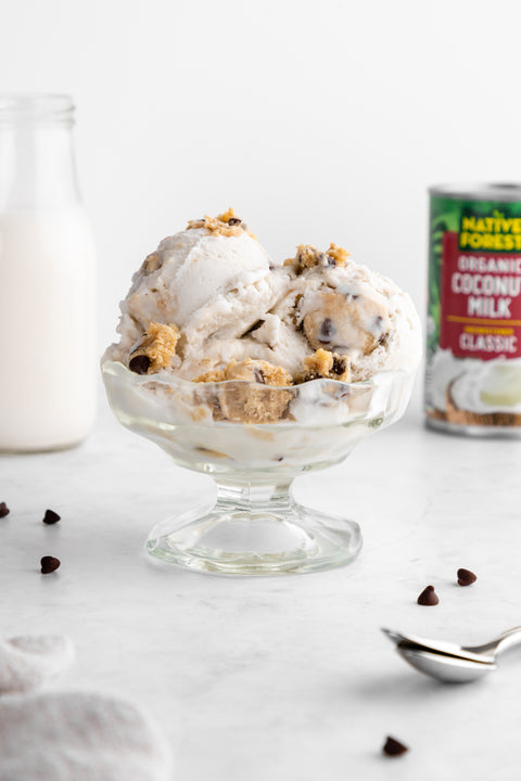 Dairy-Free Vegan Cookie Dough Ice Cream