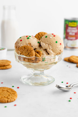 Vegan Gingerbread Ice Cream