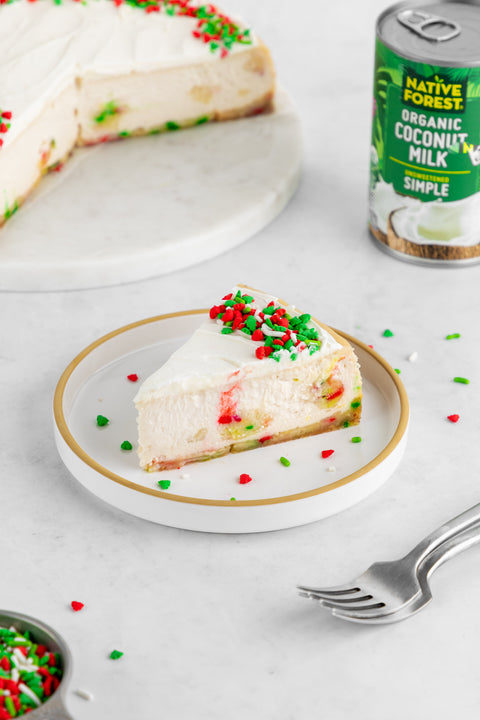 Dairy-Free Baked Sugar Cookie Cheesecake