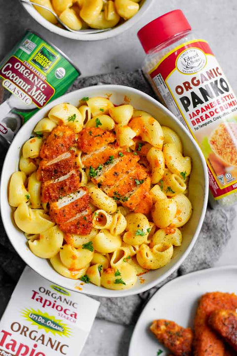 Vegan Buffalo Wing Mac & Cheese