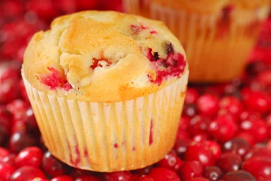 Pumpkin Cranberry Muffins