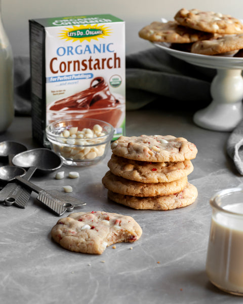 Vegan Strawberries & Cream Chewy Cookies