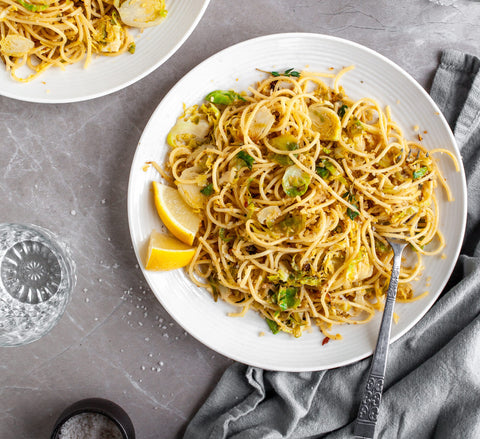 Vegan Garlicky Breadcrumb Pasta