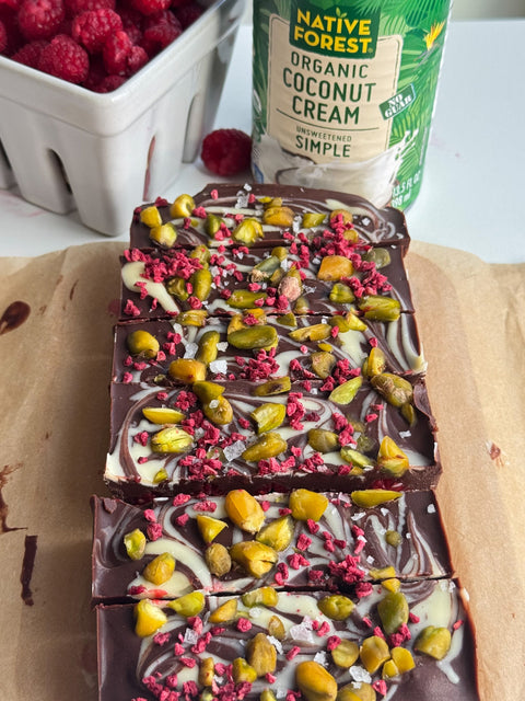 Healthier Raspberry Fudge