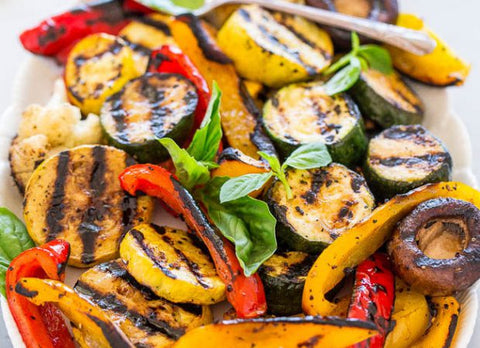 Grilled Veggies with Hearts of Palm