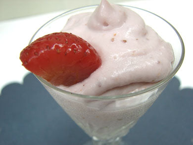 Dairy and Egg Free Strawberry Mousse