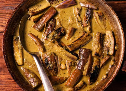 Eggplant with Coconut Milk