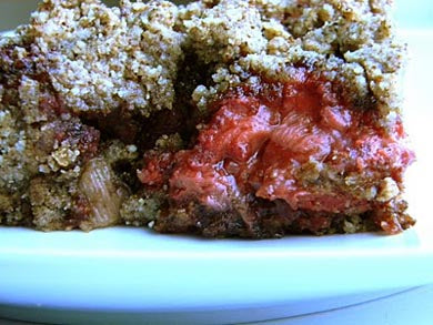 Gluten Free Strawberry Rhubarb Crisp