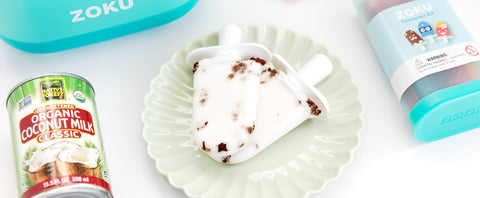 Fudgy Brownie Coconut Milk Popsicles