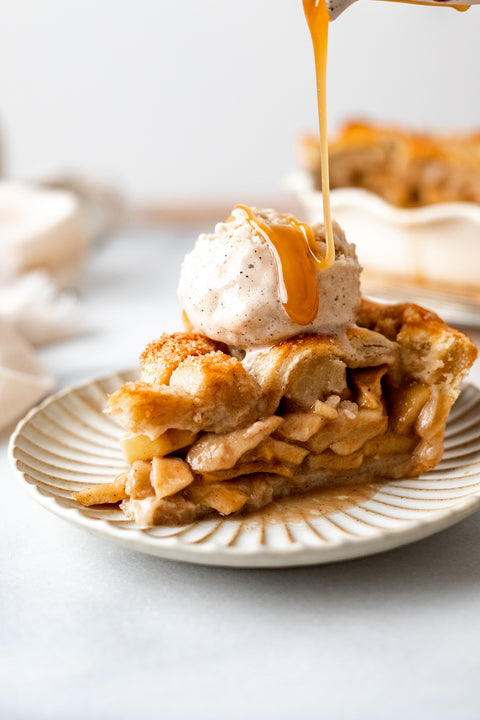 Vegan Caramel Apple Pie