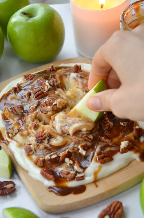 Vegan Caramel Apple Board