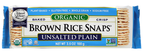 Edward & Sons® Organic Unsalted Plain Brown Rice Snaps®