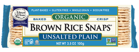 Edward & Sons® Organic Unsalted Plain Brown Rice Snaps®