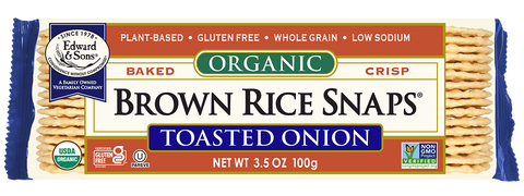 Edward & Sons® Organic Toasted Onion Brown Rice Snaps®