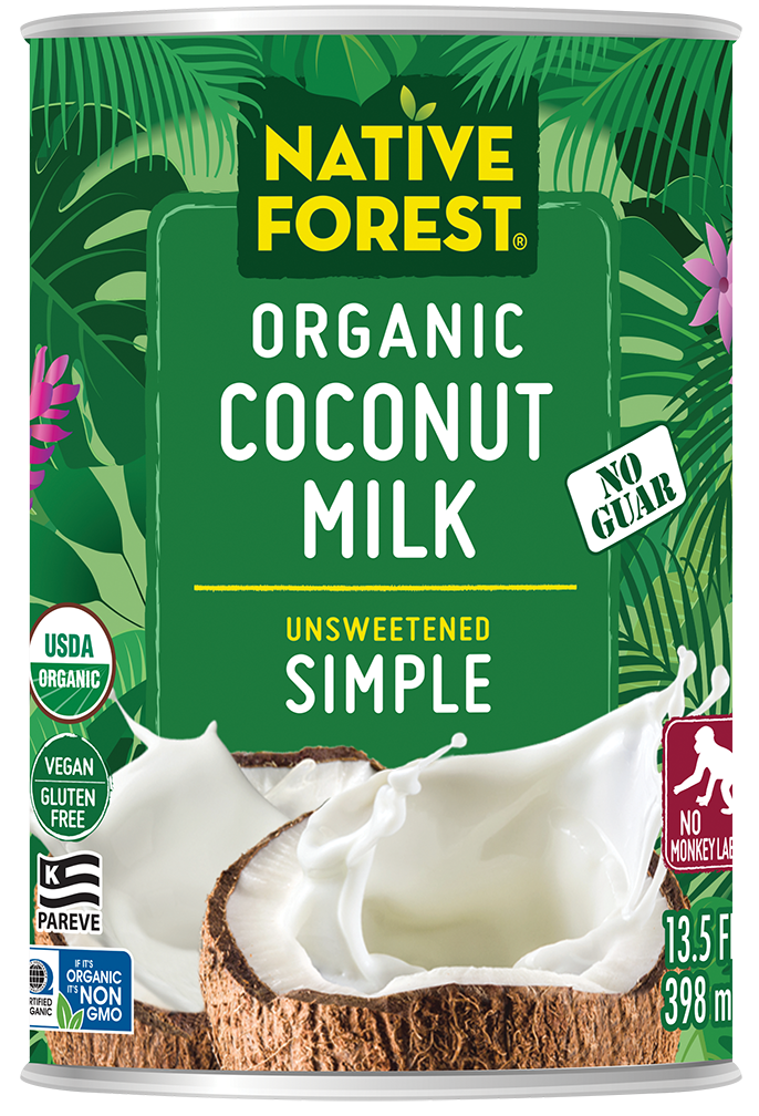 Native Forest Organic Unsweetened Coconut Milk - Simple, 13.5 Fl Oz (Pack of 12)