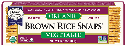 Edward & Sons® Organic Vegetable Brown Rice Snaps®  (25% OFF)