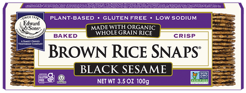 Edward & Sons® Black Sesame Brown Rice Snaps®  (25% OFF)