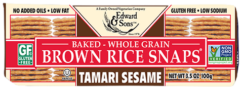 Tamari Sesame Brown Rice Snaps®