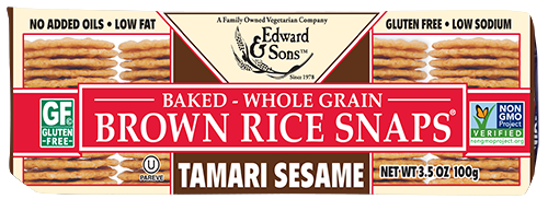 Tamari Sesame Brown Rice Snaps®