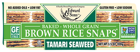 Tamari Seaweed Brown Rice Snaps®  (25% OFF)