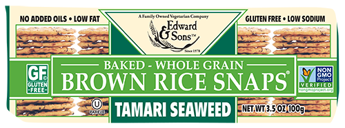 Tamari Seaweed Brown Rice Snaps®
