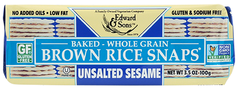 Unsalted Sesame Brown Rice Snaps®  (25% OFF)