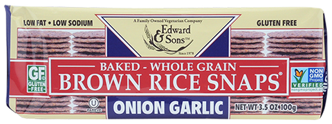 Onion Garlic Brown Rice Snaps®  (25% OFF)