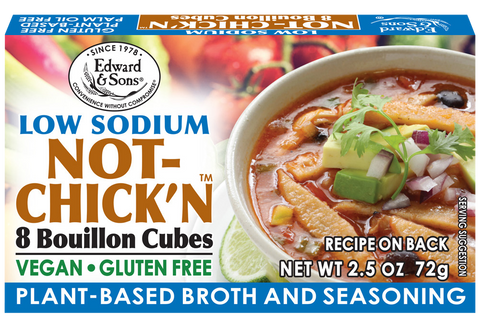 Edward & Sons® Low Sodium Not-Chick'n™ Bouillon Cubes