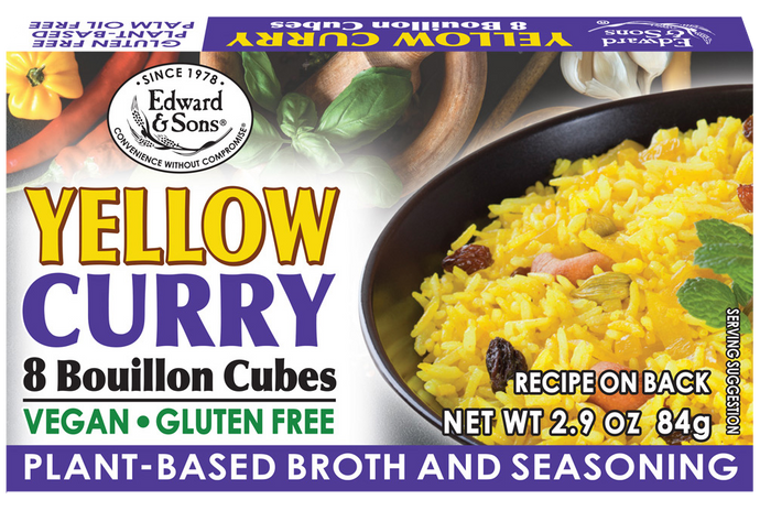 Edward & Sons® Yellow Curry Bouillon Cubes