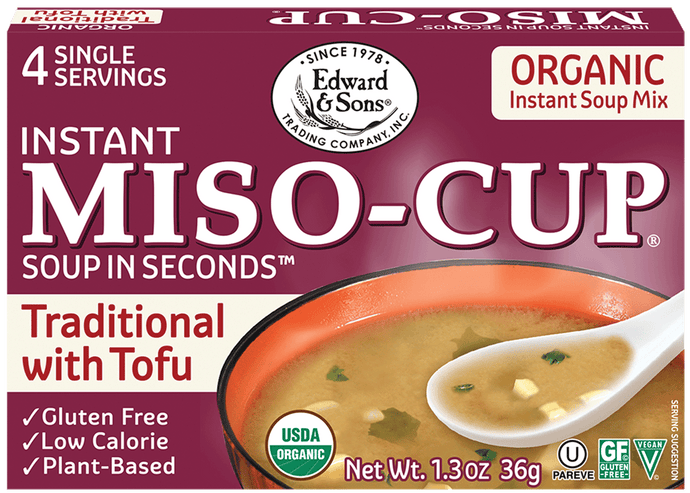 Organic Traditional Miso-Cup® with Tofu (4 Pack)