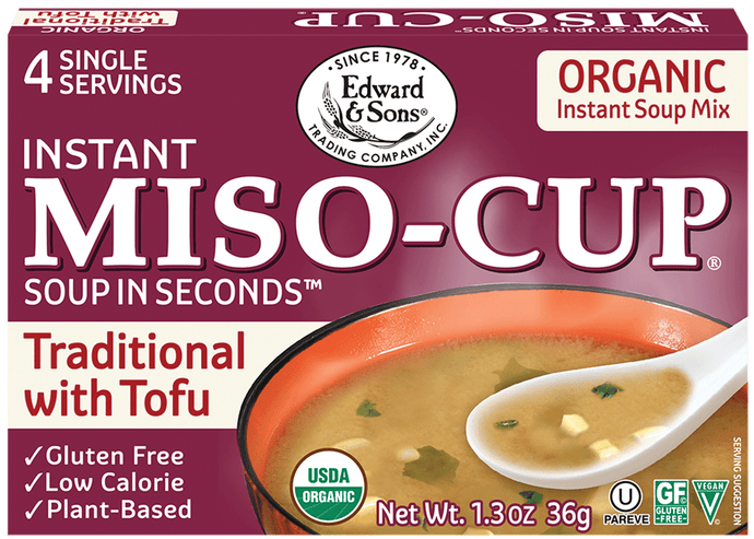 Organic Traditional Miso-Cup® with Tofu (4 Pack)