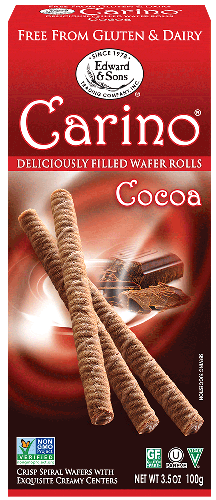 Carino® Gluten Free Cocoa Wafer Rolls